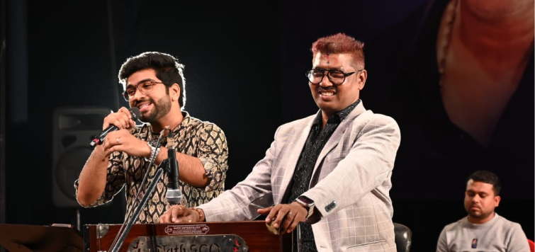 Rohan Biswal Singing Live on Stage